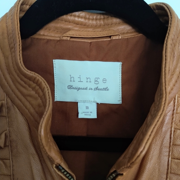 HINGE Leather Jacket - Picture 3 of 4